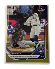 15/50 Bo Bichette 2025 Topps Now World Series Gold Blue Jays Limited Print READY