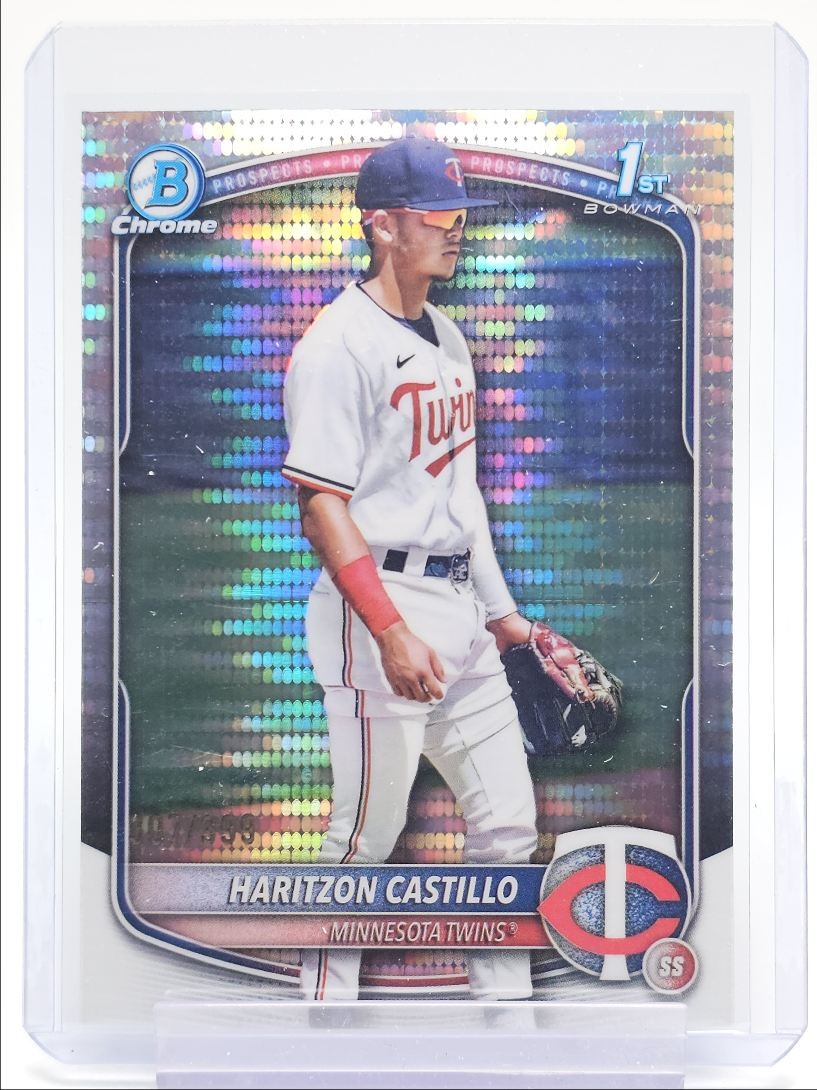 HARITZON CASTILLO 2025 BOWMAN CHROME 1ST PULSAR REFRACTOR TWINS /399 Q3599