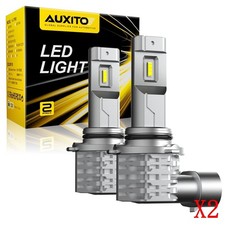 AUXITO 9006 HB4 LED Headlight Kit Bulbs Conversion High Low Beam Bright 6000K