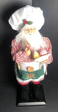 19 In Standing Baker Santa Claus Christmas Decoration Martha Stewart Gingerbread