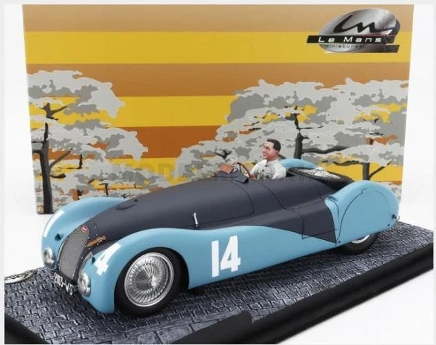 LE MANS MINIATURES 118003/14M BUGATTI - F1 TYPE 57S 45 N 14 A.C.F. GP 1937 JEAN - Immagine 2 di 2