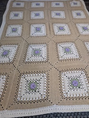 granny square blanket 74x 64