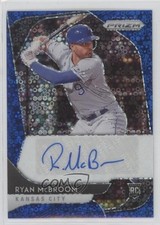 2020 Prizm Rookie Quick Pitch Blue Donut Circle 50/50 Ryan McBroom Auto 1bi0