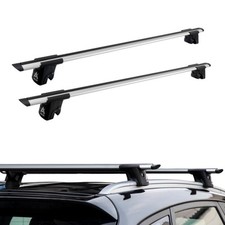 Alu Silber Dachträger für Mazda 6 2 II GH Kombi 2008-2012 Offene Dachreling