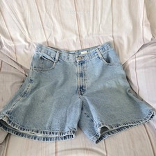 Vintage Gitano Denim Shorts Highrise Mom Cotton Stonewash Light Y2K Womens 14