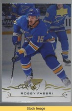 2018-19 Upper Deck Silver Foil Robby Fabbri #409 READ z6b
