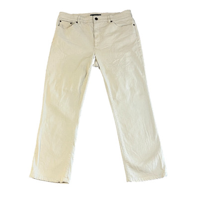 Lauren Ralph Lauren Damenjeans Straight Größe 12 W32 L26 Stretch Beige Heritage