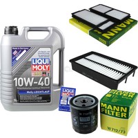 Mann Inspektionspaket 5L Liqui Moly Leichtlauf 10W-40 FüR Mazda 5 2.0