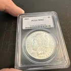 1883 Morgan Silver Dollar PCGS MS62 – Luster, Strong Eye Appeal SLAB! Graded!