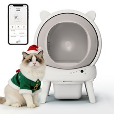 60L Self Cleaning Cat Litter Box Auto Cat Litter Box App Control Cat Litter Box