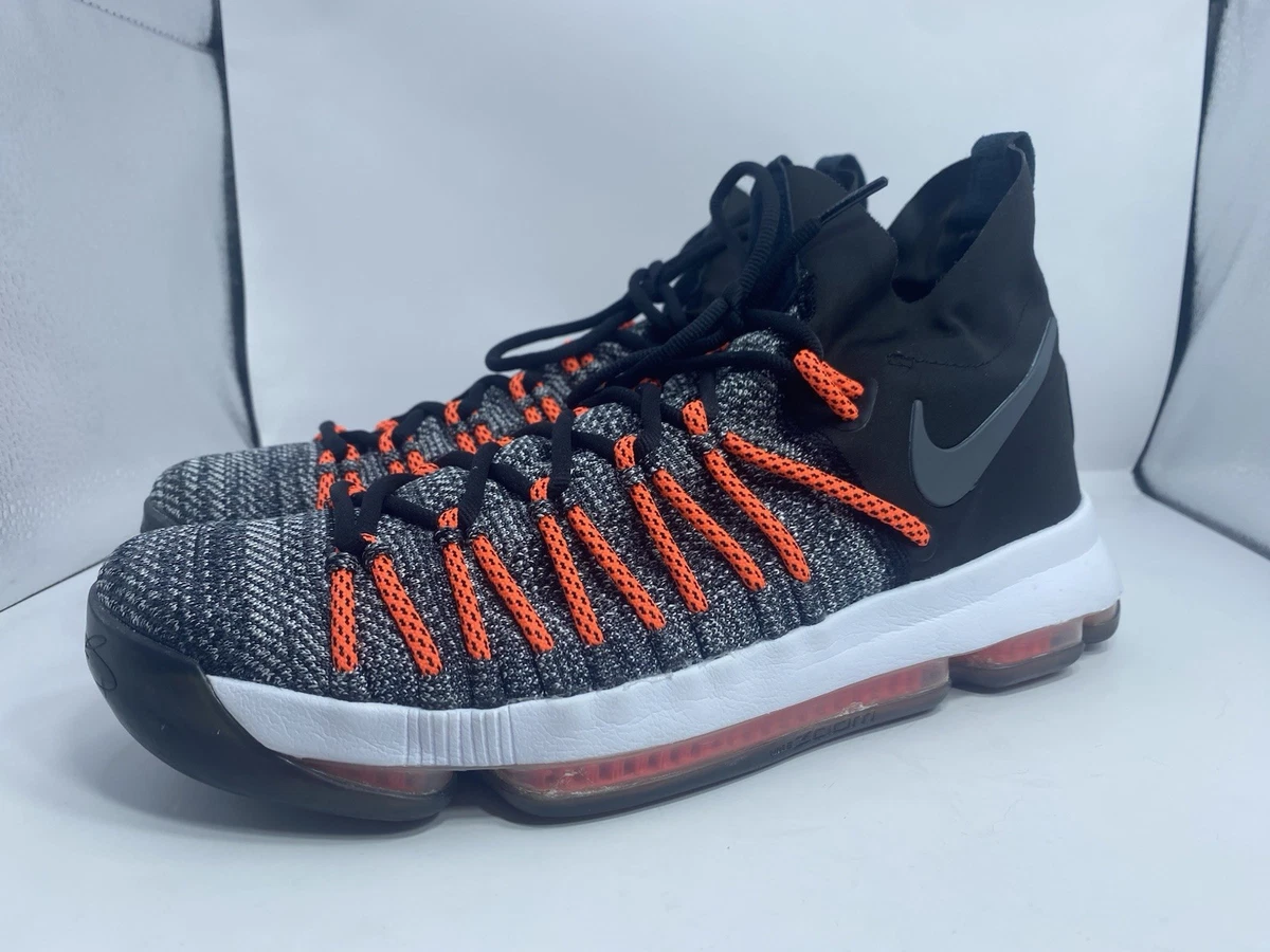 Nike KD 9 Elite Dark Grey Hyper Orange | eBay