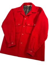 Vintage Official Boy Scouts Of America Wool Blend Coat Red Men s 40 Americana