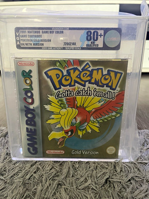 Nintendo Pokemon Gold Version Game Boy Color PAL 2001 OVP  VGA WATA 80+ Sealed