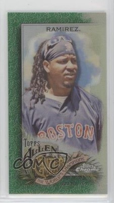 2022 Topps Allen & Ginter Chrome Mini Green Refractor 78/99 Manny Ramirez 7xr