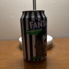 Fanta Haunted Apple Beetlejuice Black/White Striped Soda Can 12 fl oz — photo 4