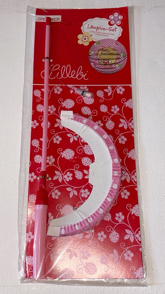 Lillebi Maus Lampion Set Laterne mit Laternen Stab Kinder elektronisch Rarität - Bild 4 von 4