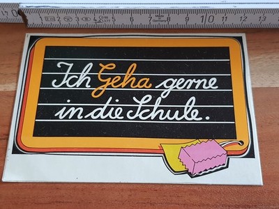 Ich Geha gerne ....   - Aufkleber / Sticker Werbung (1)