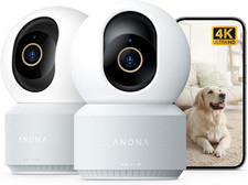 4K UHD Indoor Camera, Pet/Dog/Baby Security Camera with Phone App, 360 Pan-Tilt,