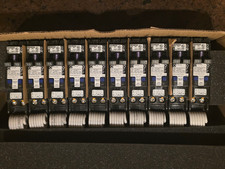 Lot of 10 Siemens Q1515AFC 15 Amp Two 1 Pole CAFCI Tandem Circuit Breakers