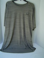 NEW MENS UNDER ARMOUR GREEN AND BLACK LOOSE FIT SHORT SLEEVE SHIRT SIZE 4XL