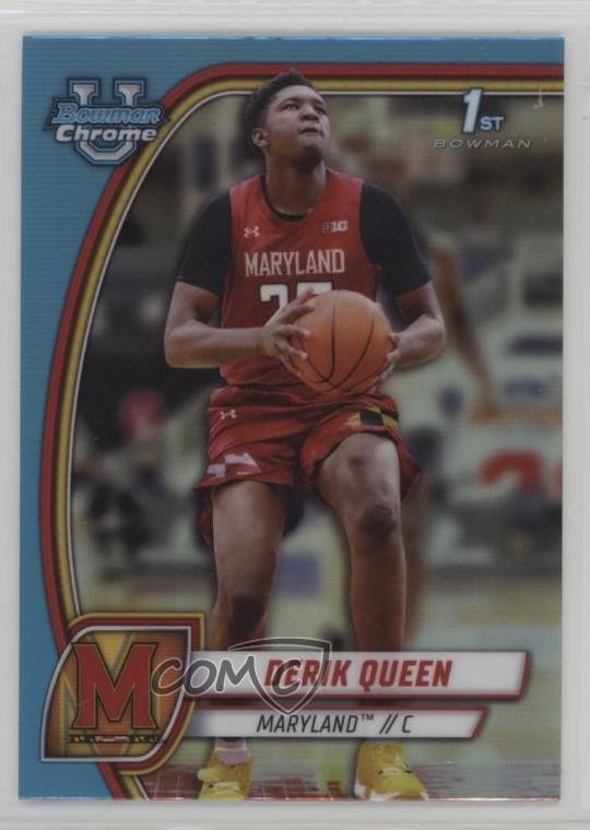 2024-25 Bowman U Chrome Sky Blue Refractor Derik Queen #19 1mo2