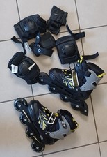 Inliner Herren Gr. 42 + 6-teilige Schoner Gr....