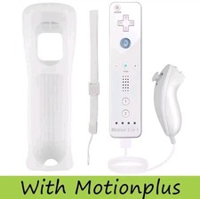 Wii Motion Plus Remote Controller & Nunchuck  Nintendo Wii & Wii U  Controller