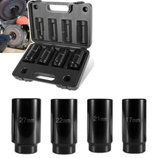 17MM 21MM 22M 27MM Harmonic Balancer Socket Set, Crank Bolt Socket Removal Tool