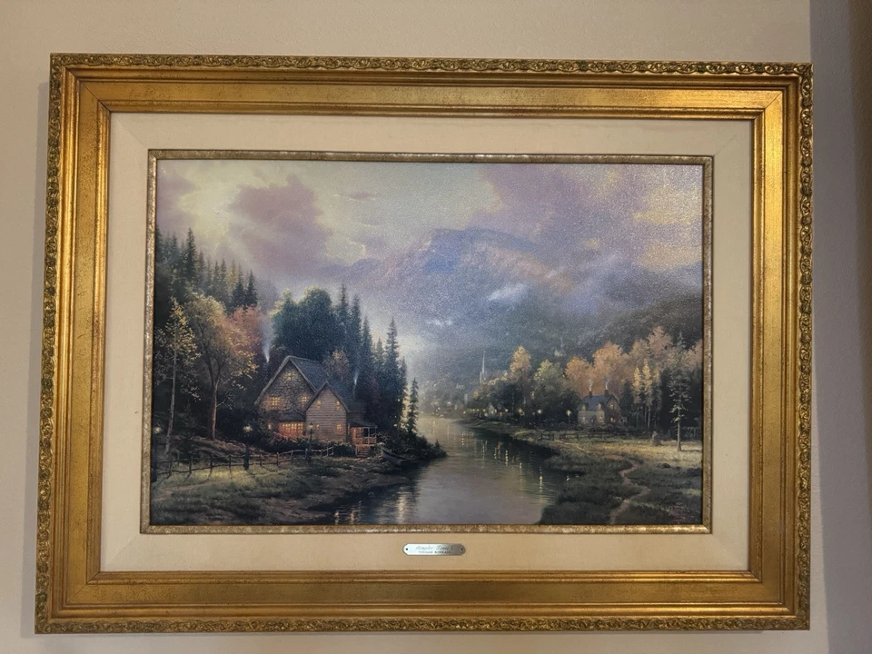 Thomas Kinkade “Simpler Times I” Foto 3 de 4