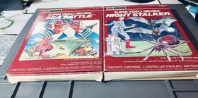 SEARS TELE-GAMES INTELLIVISION 2 GAME LOT /SEARS NIGHT STALKER & SEA BATTLE CIB