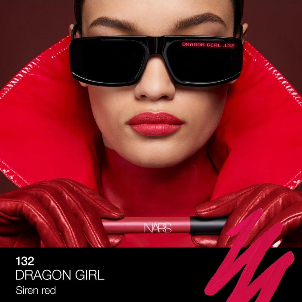 NARS Powermatte High Intensity Lip Pencil DRAGON GIRL .08 oz 2.4 g Full size NIB - Image 3 of 4