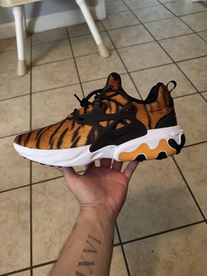 Nike React Presto Premium Tiger Print Shoe Limited Edition, Men s Size 13