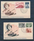 XE70957 Belgium 1957 general Patton memorial FDC's used