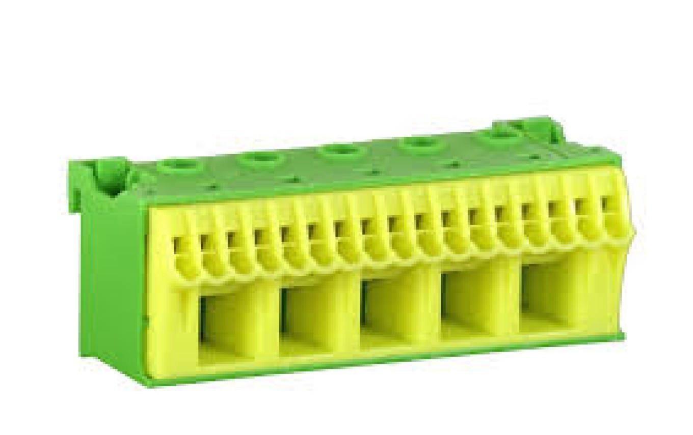QC 63A Self Terminal Block Green 22 Port 33x90x34mm KN22E