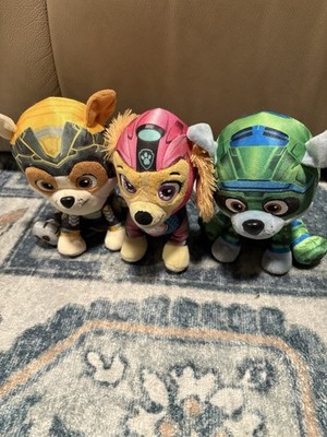 Paw Patrol Aqua Pups Plush 8'' Rubble, Skye, And Rocky