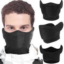 Winter Balaclava Ski Half Face Mask Ear Warm Windproof Face Cover for Men Women