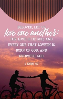 Let Us Love Bulletin (Pkg 100) General Worship (Shrink-wrapped pack)