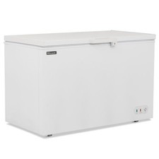 Image of NEW BLIZZARD WHITE SOLID DOOR FROZEN FOOD CHEST FREEZER 450L 1.3M WIDE RRP £787