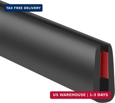 Rubber Edge Trim, 1/16" Self Adhesive Flexible U Channel Edge Protecter for Shee