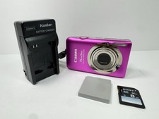 Canon PowerShot ELPH 100 HS Digital Camera Pink 12.1 MP 4X Zoom W/ SD Card