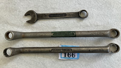 3 ADLER MARKENSCHLÜSSEL SCHRAUBENSCHLÜSSEL WERKZEUG OLDTIMER GEBRAUCHT AF 9/16 1/2 5/8 RINGINGENIEUR AUTO