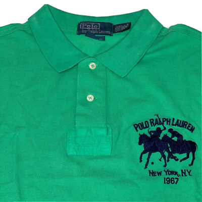 Polo Ralph Lauren #2 New York, NY 1967 Big Pony Polo Shirt Green