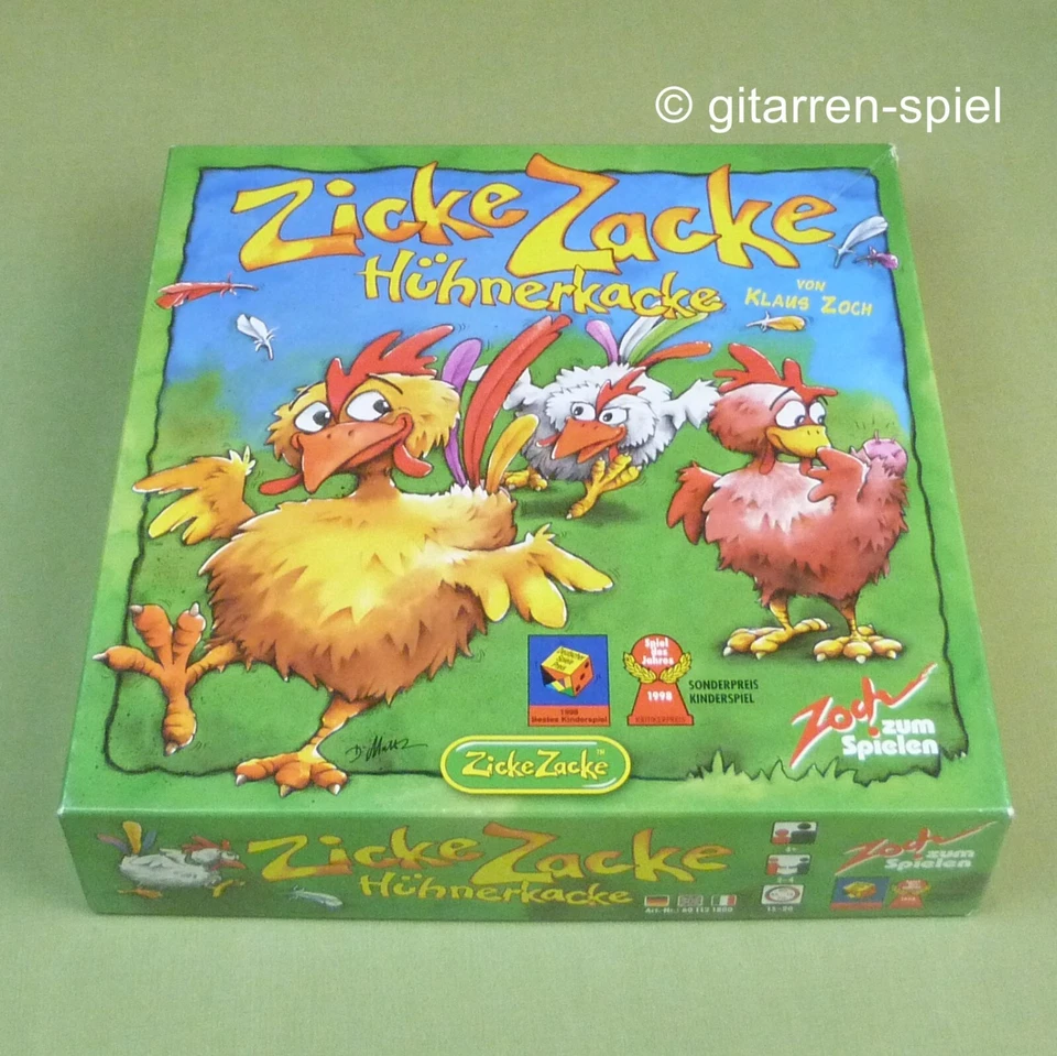 Zicke Zacke Hühnerkacke - Komplett 1A Top! Kinderspiel des Jahres 1998 Zoch ab 4 - Bild 3 von 4