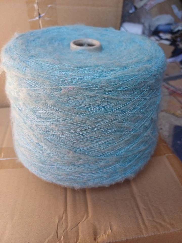 fil a tricoter Semi mohair Perle Brillante Ciel 850 grammes - Photo 1/1