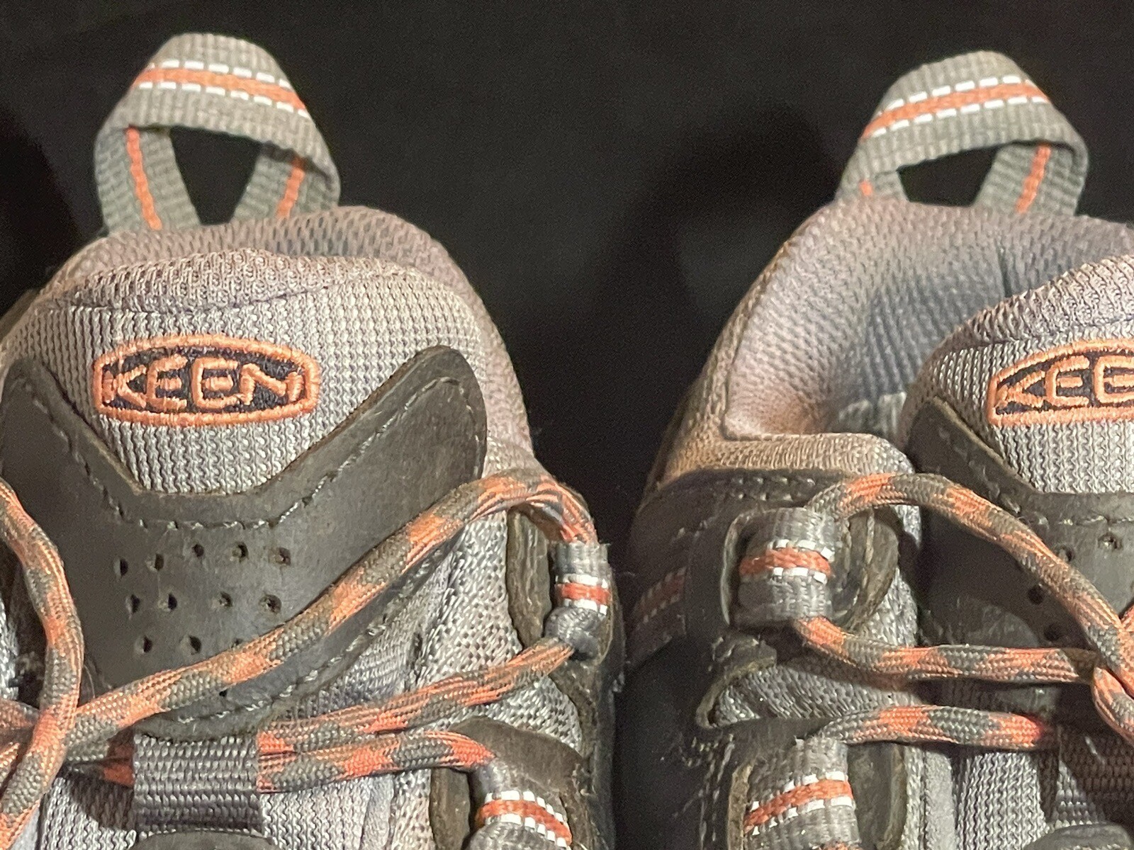 Scarpe da trail hiking Keen donna taglia 8 marroni grigie e rosa impermeabili