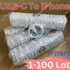 PD USB Type C Fast Charger Cable Lot For iPhone 14 13 12 Mimi 11 Pro Max XR XS 8