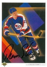 Thomas Steen autographed Hockey Card (Winnipeg Jets) 1990 Upper Deck CC #313