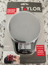 Taylor Digital Kitchen Scale Precision Diet New Sealed 4.4 Pound Capacity