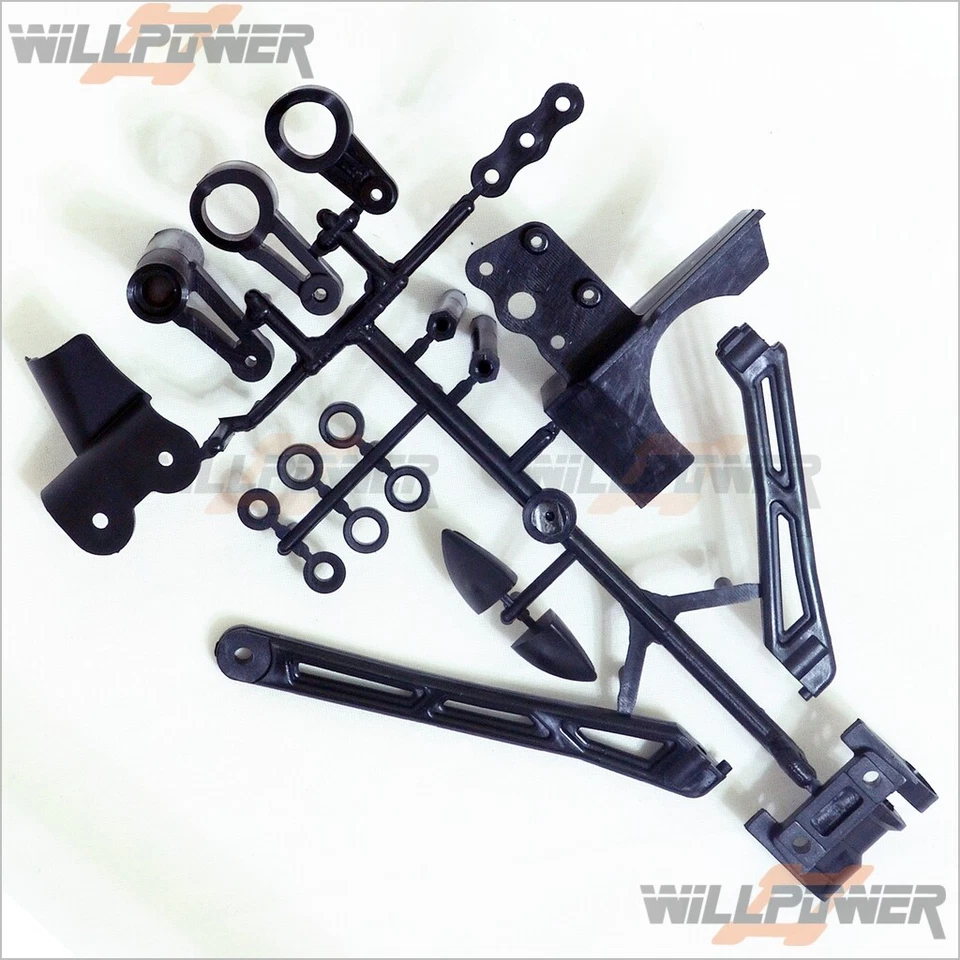 Servo Saver Center Brace #X1-39 (RC-WillPower) HongNor X2CR X1CRT NEXX8 DM-ONE - Image 2 of 2