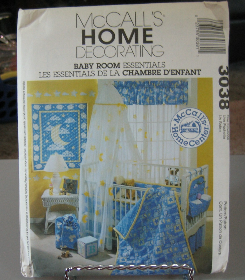 McCall's 3038 Baby Room Essentials Pattern | eBay